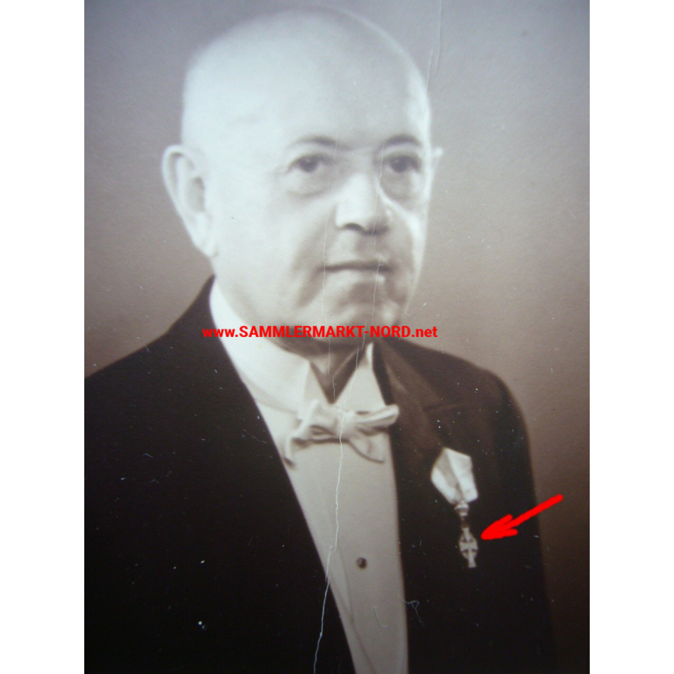 Dänemark - Portraitfoto 1949 - Träger des Dannebrogordens