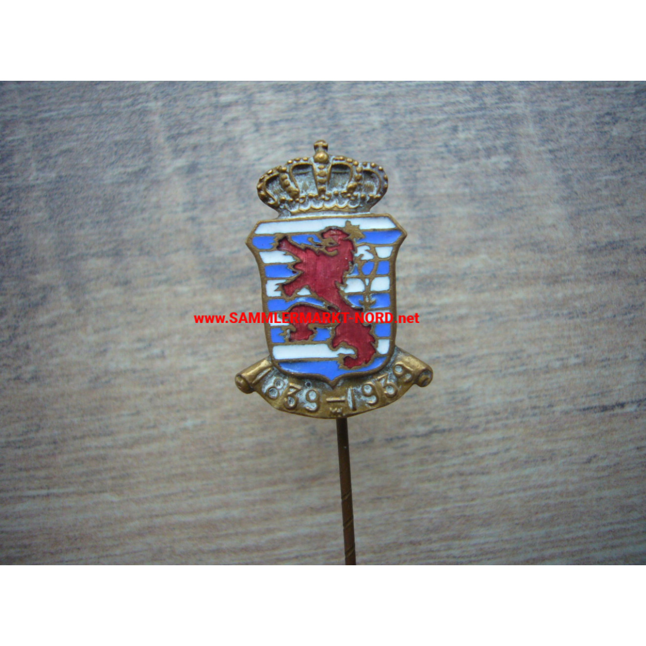 Luxembourg - Jubilee pin for 100 years of independence 1839 - 1939