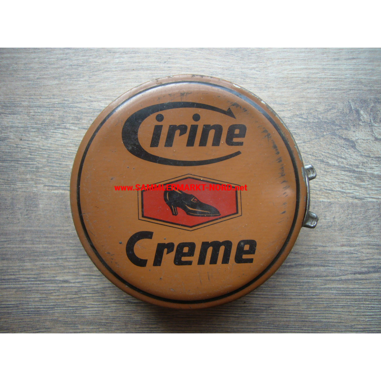 Wehrmacht - sutlers - Cirine cream - shoe polish tin
