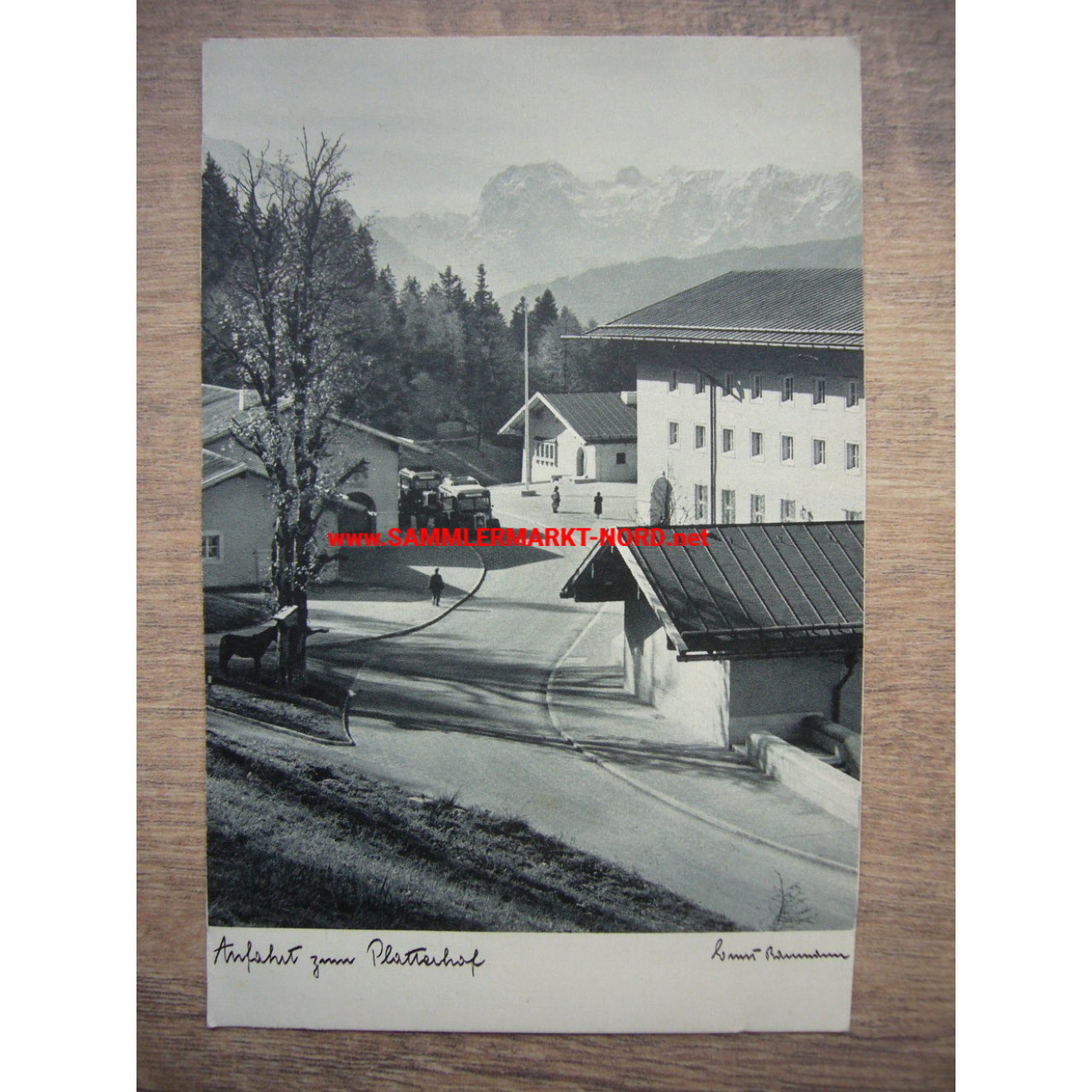 Postcard field post - Platterhof (Obersalzberg, Berchtesgaden) - Military hospital II Platterhof