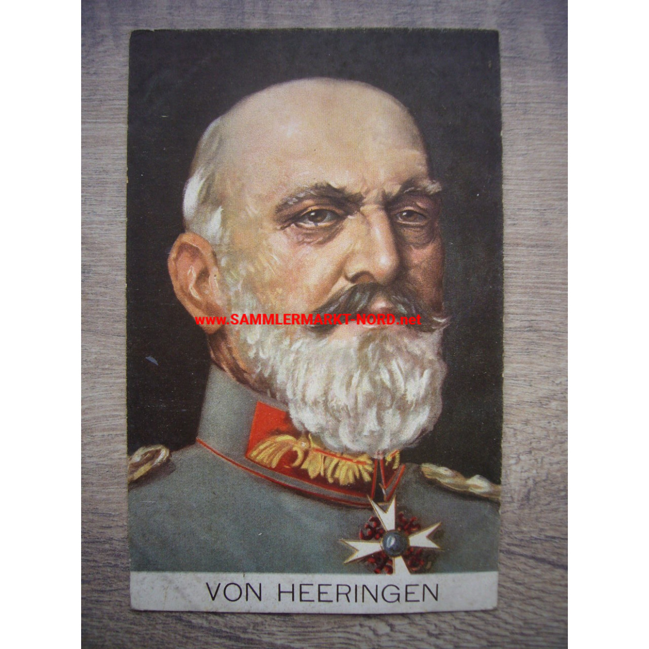 Generaloberst Josias Oskar Otto von Heeringen - Postkarte