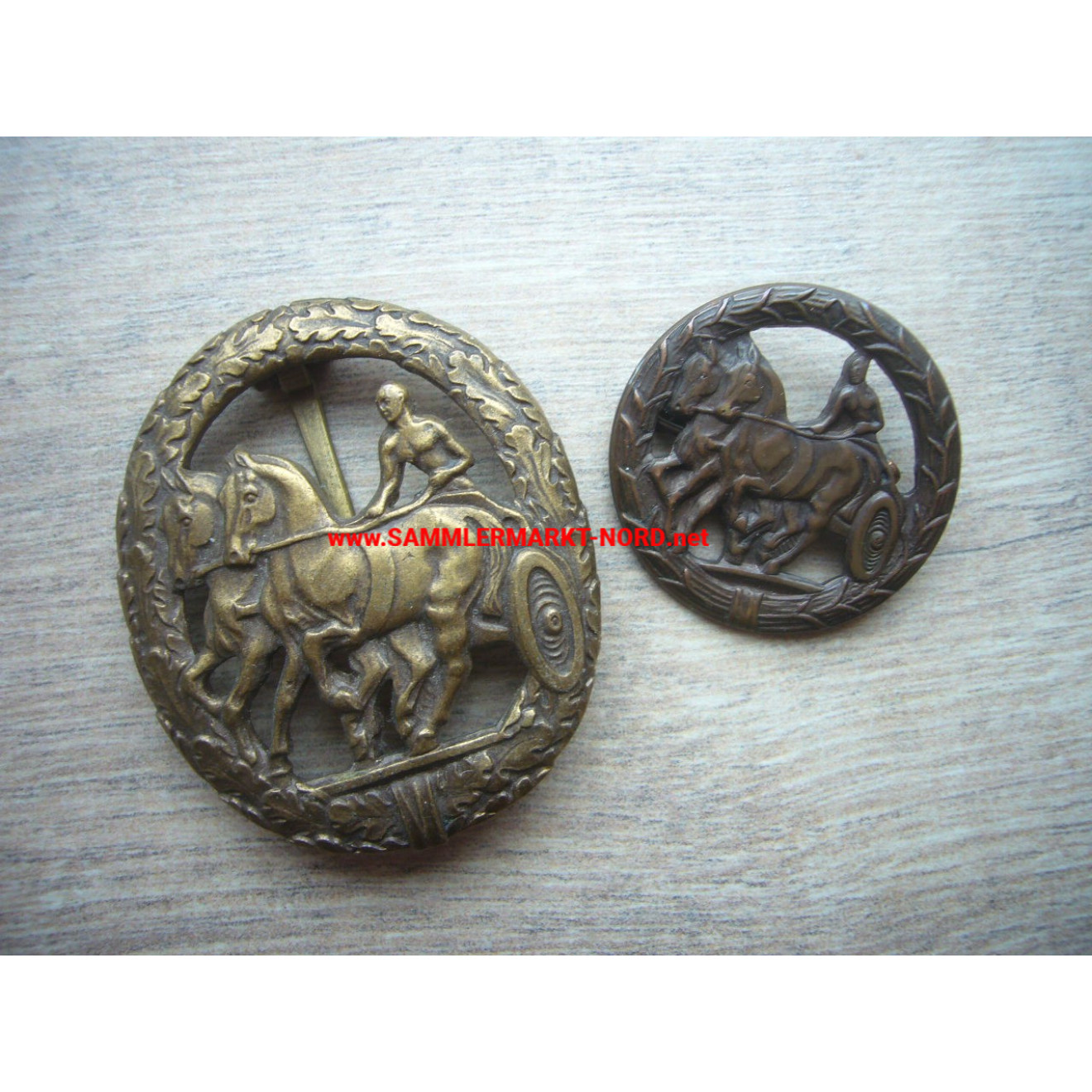 BRD - German Horse driver's badge in Bronze - Small & Large