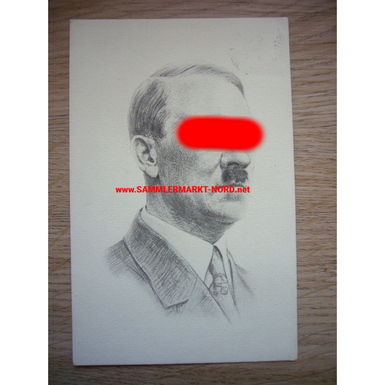 Adolf Hitler - Portrait Postkarte 1940