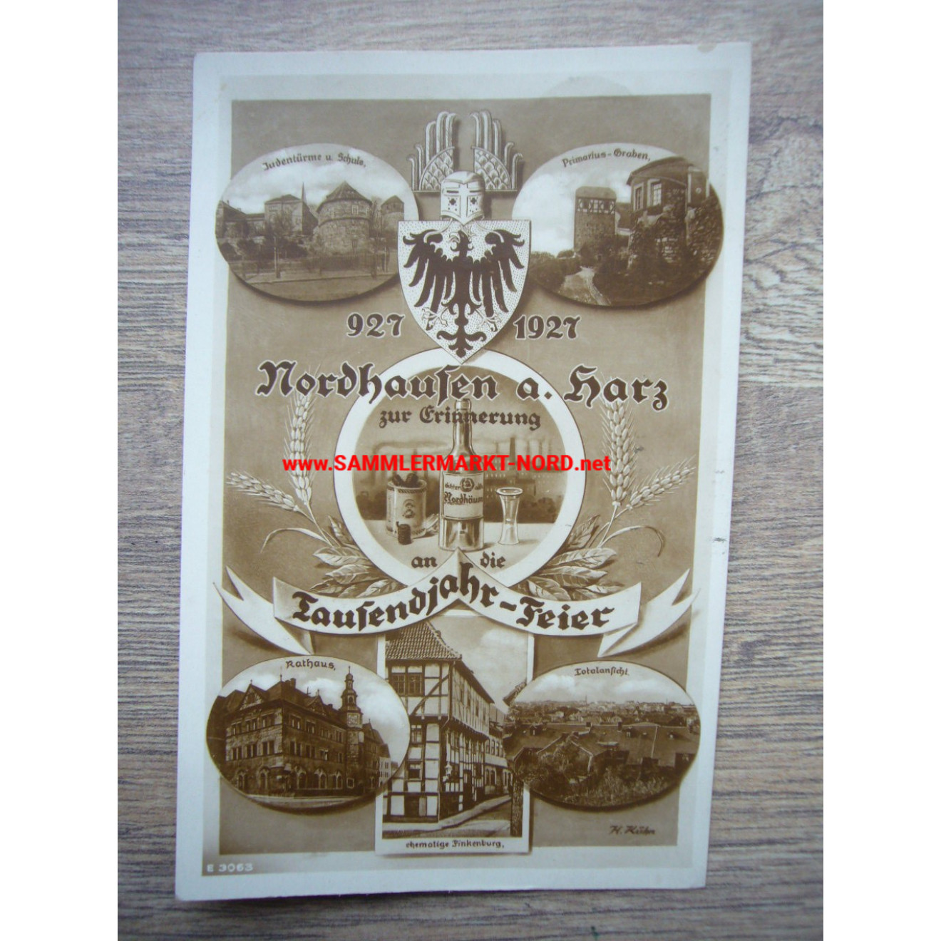 Nordhausen am Harz - Zur Erinnerung an die 1000 Jahrfeier 927 - 1927