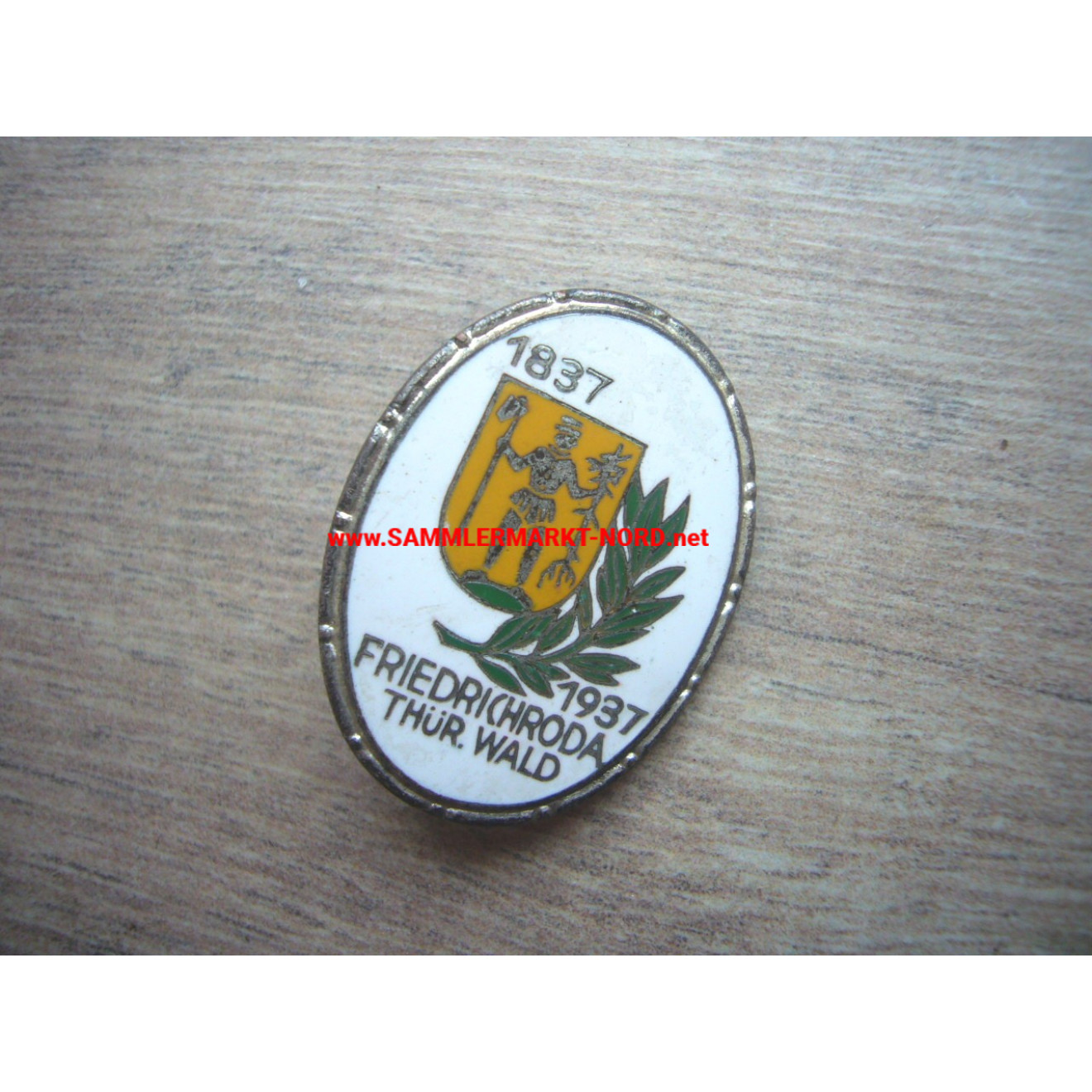Friedrichroda, Thuringian Forest 1837 - 1937 - Anniversary badge
