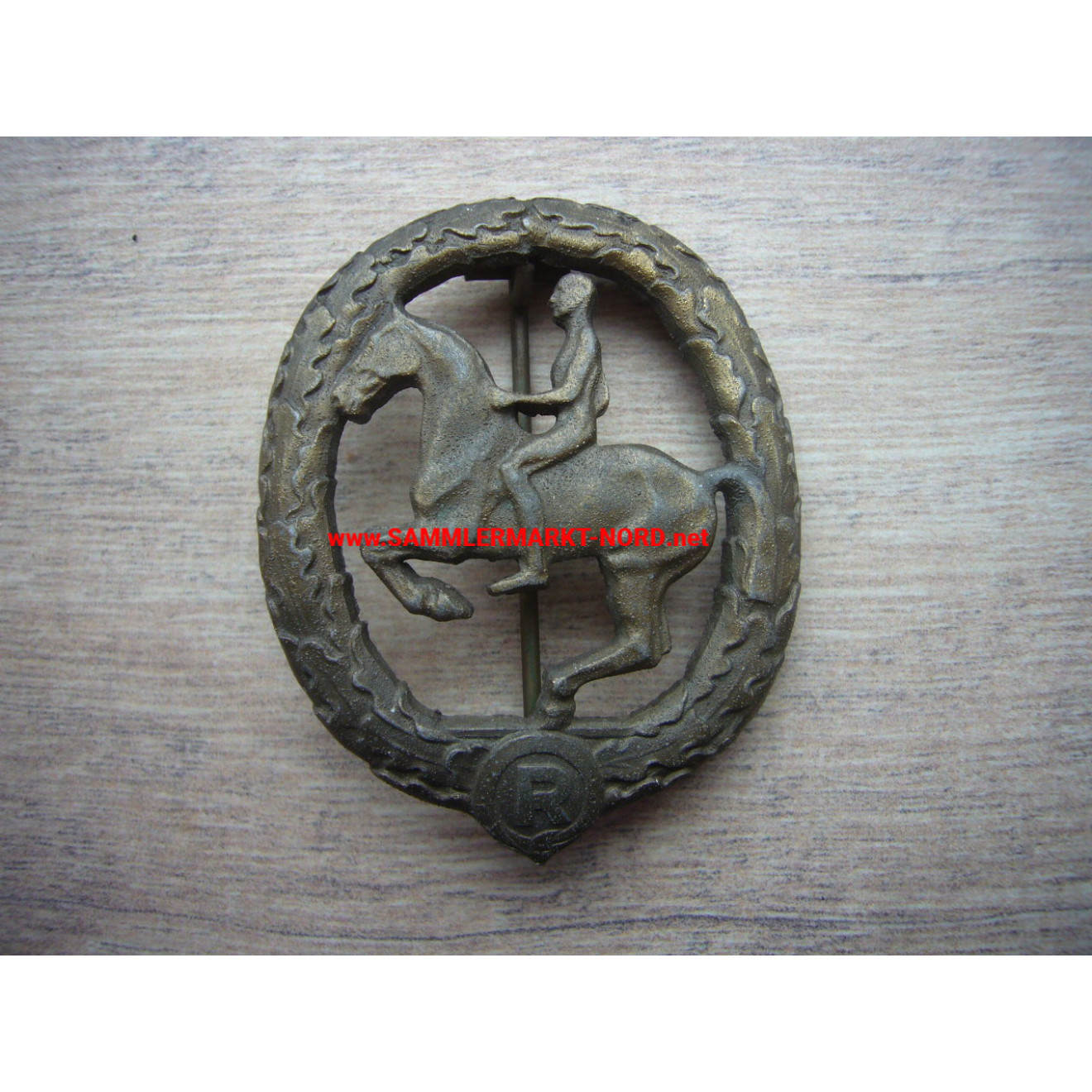 Deutsches Reiterabzeichen in Bronze - L. Chr. Lauer