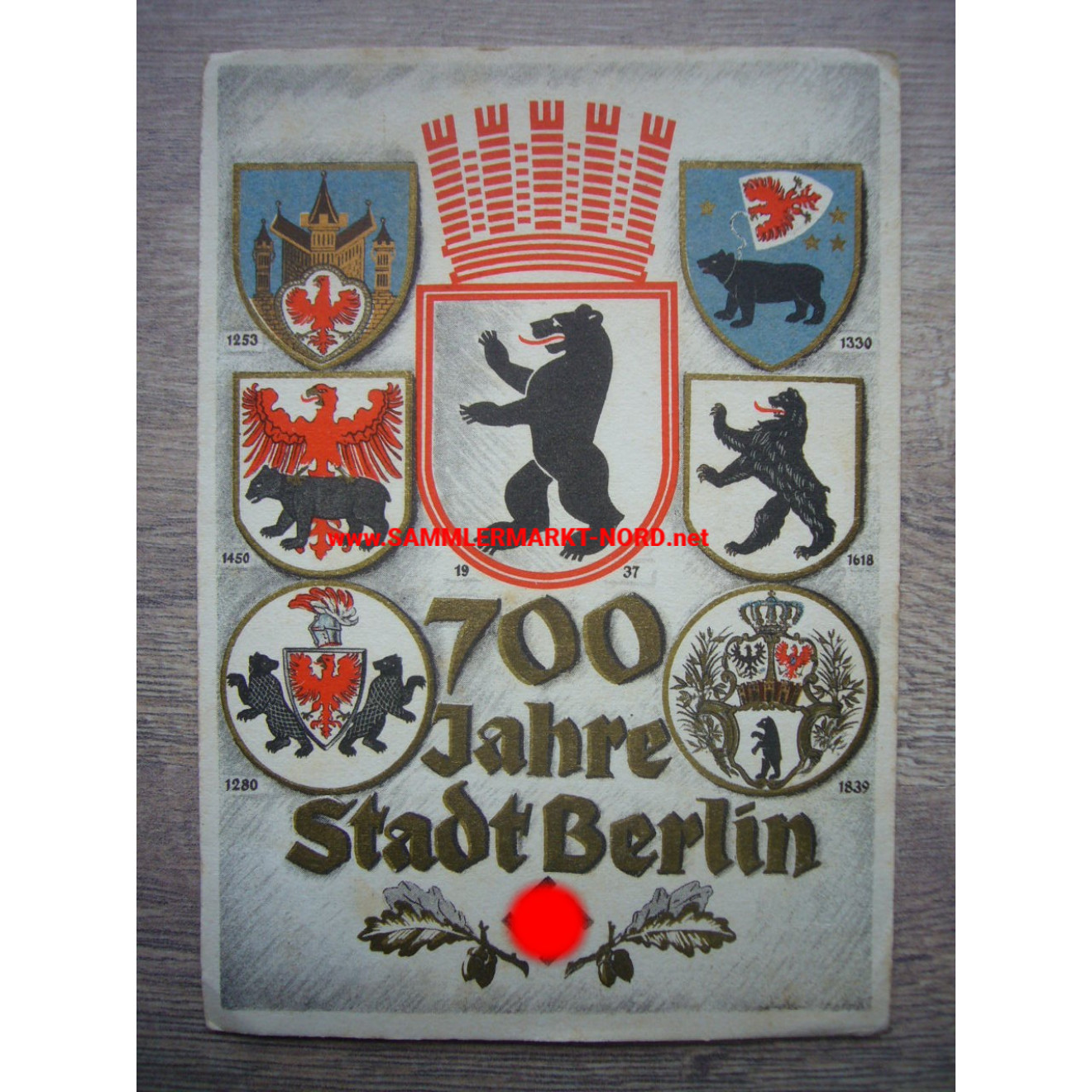 Anniversary 700 years of the city of Berlin 1937 - Postcard