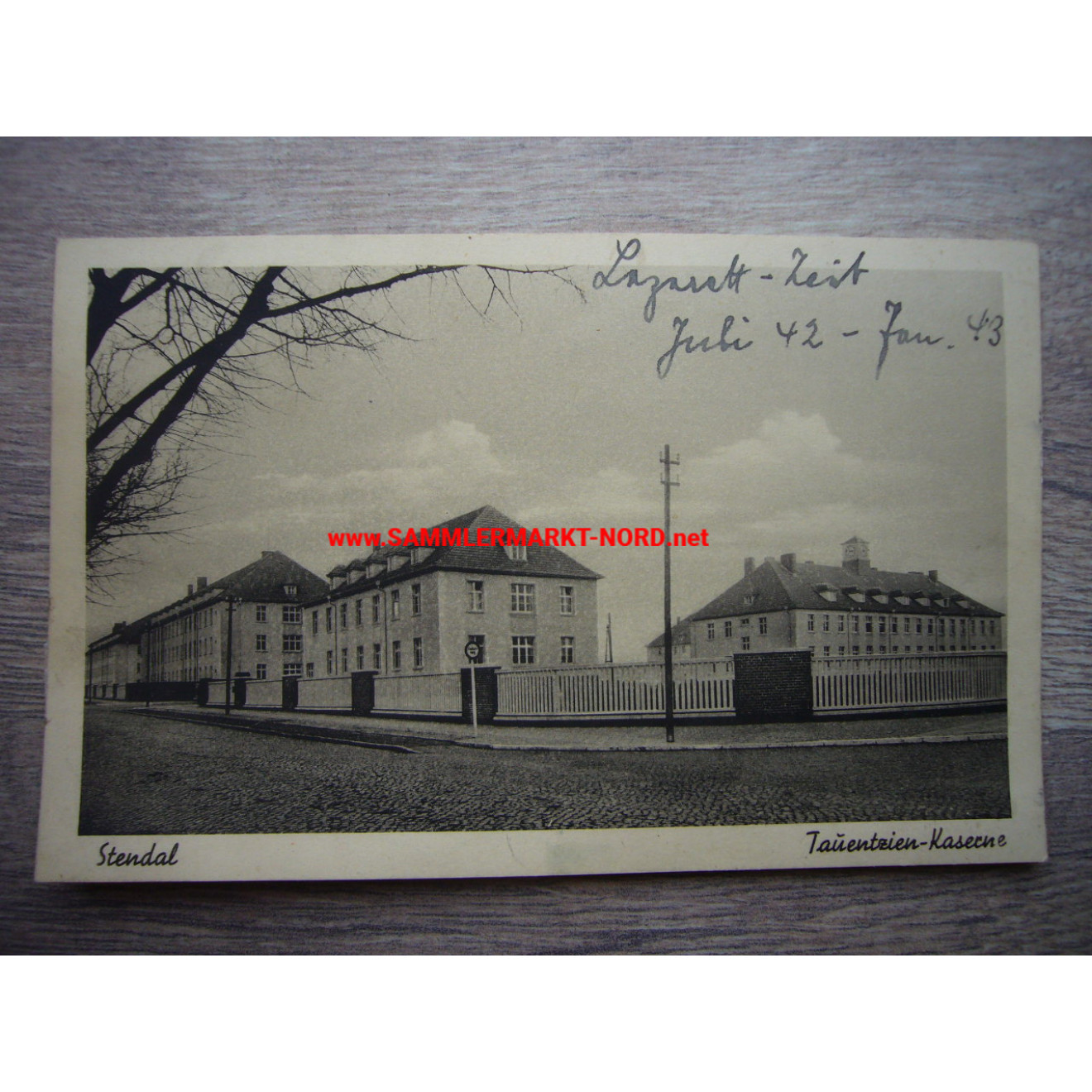 Stendal - Tauentzien barracks - Postcard