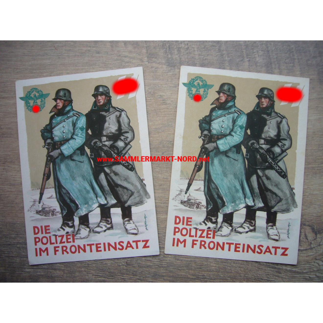 German Police Day 1942 - Police and SS on the front line