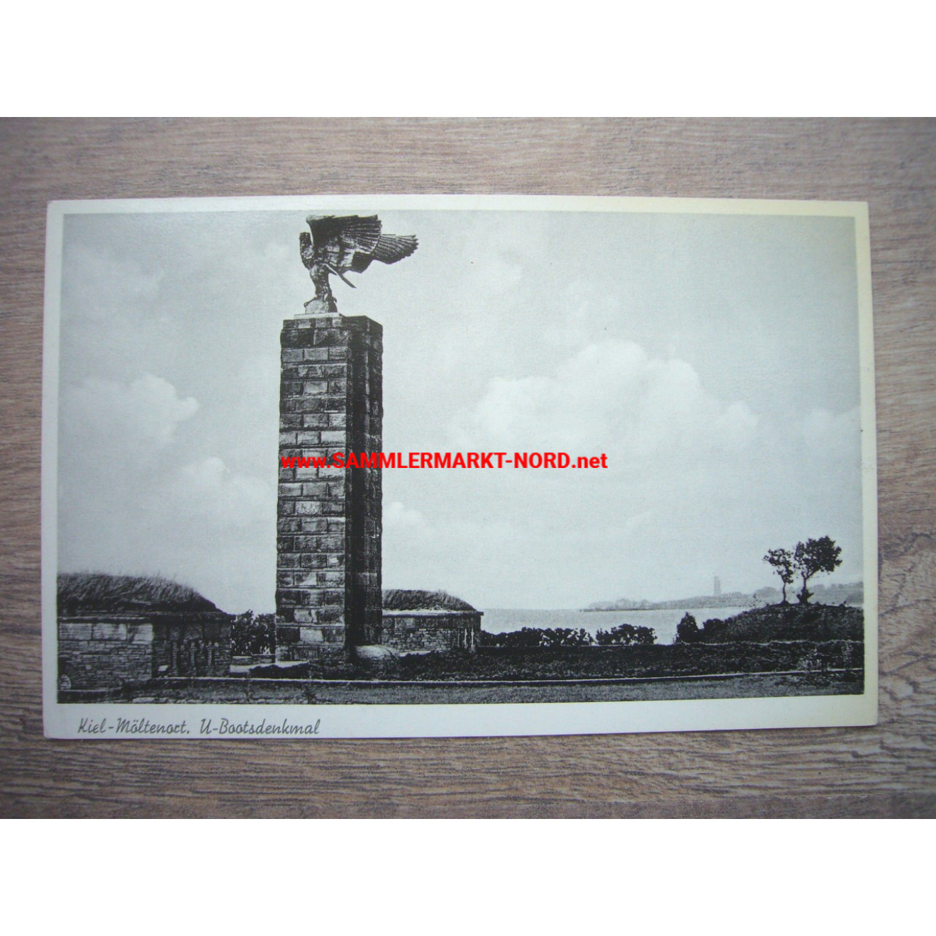 Postkarte Kiel - Möltenort - U-Bootsdenkmal