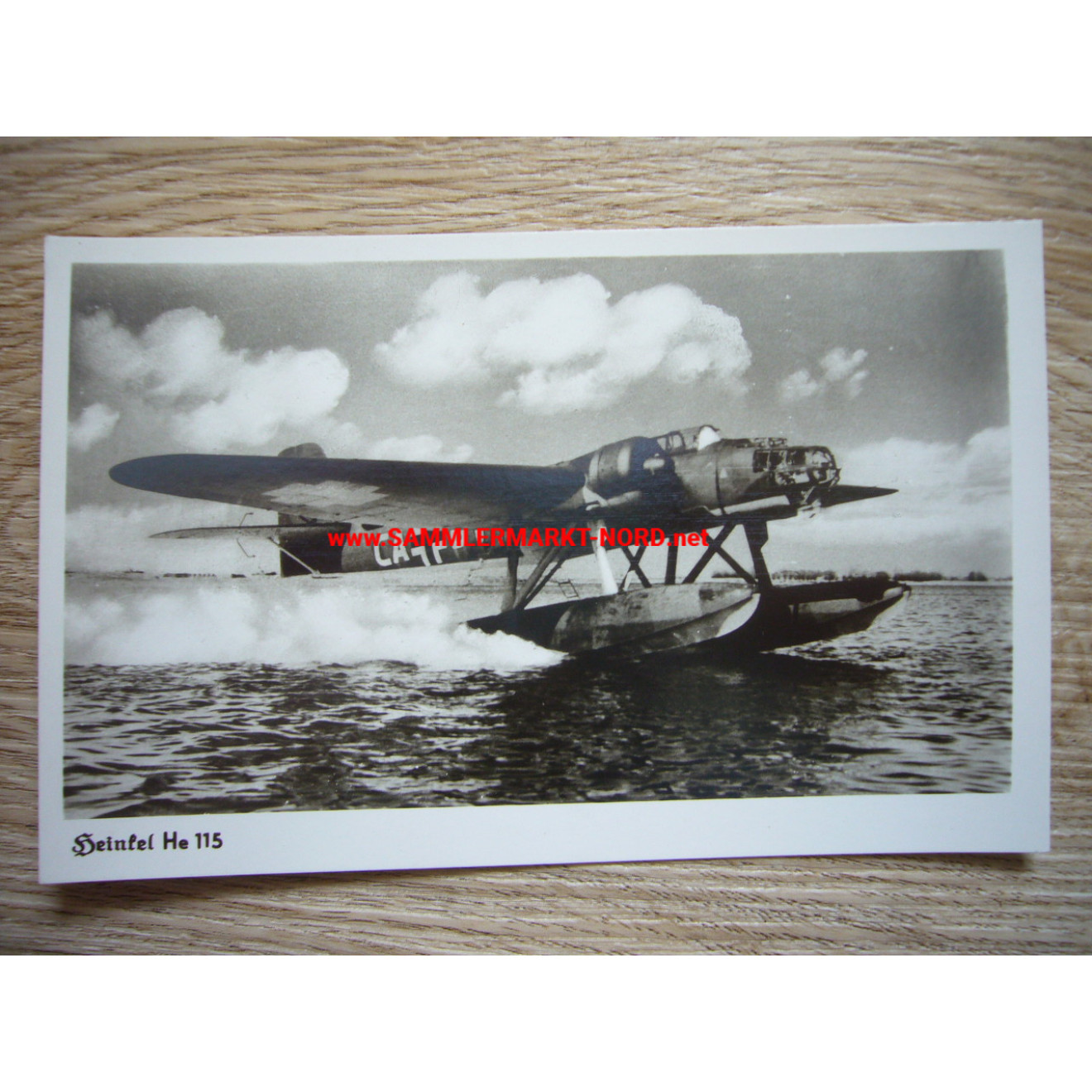 Luftwaffe postcard - Heinkel HE 115