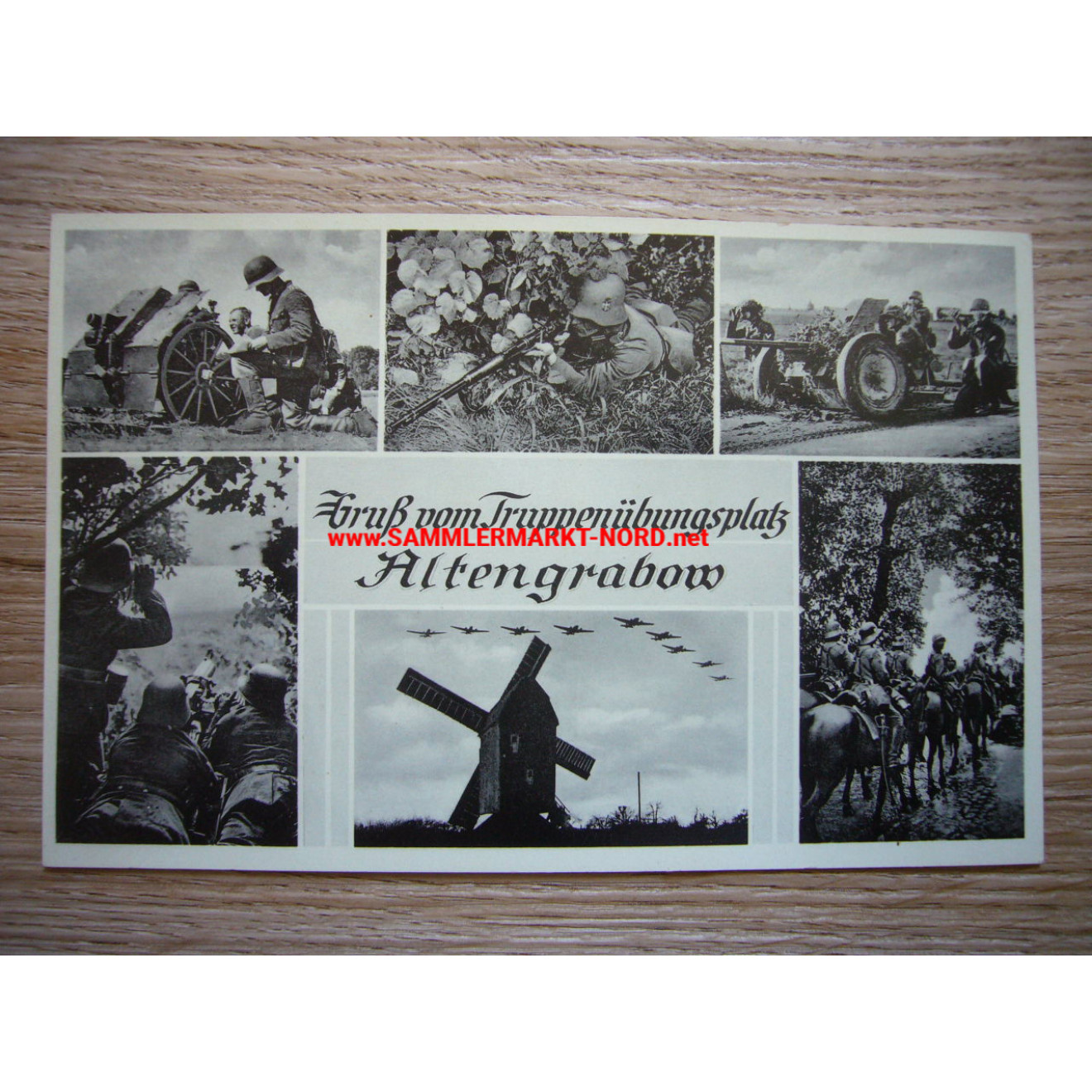 Gruß vom Truppenübungsplatz Altengrabow - Postkarte