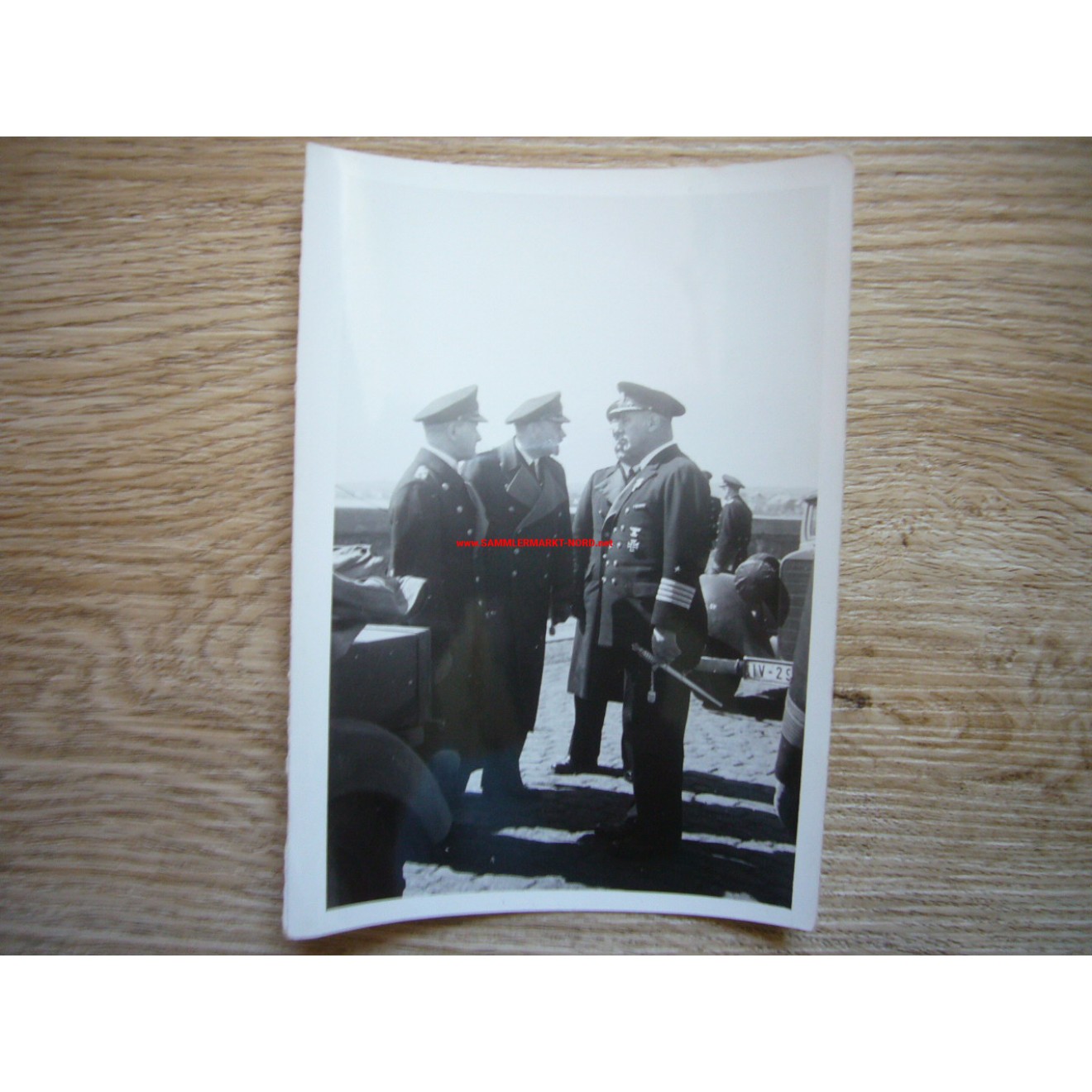 Großadmiral Raeder, Admiral Richard Foerster, Admiral Raul Mewis und ...