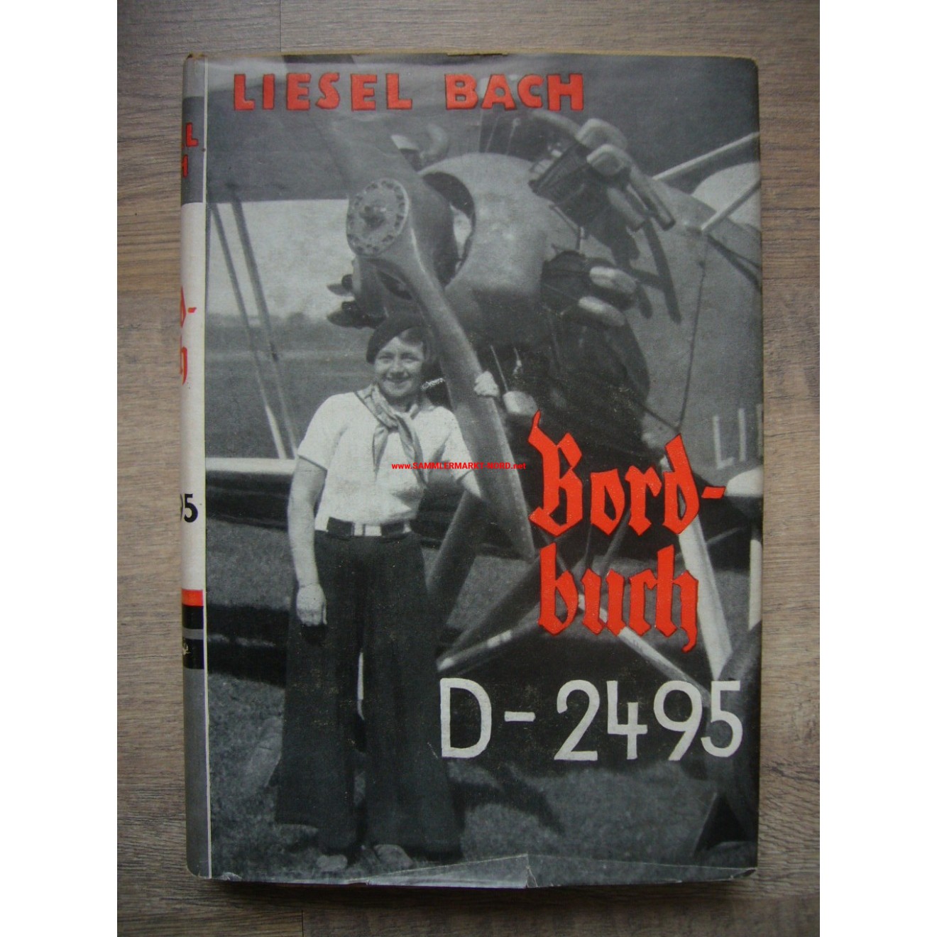 Liesel Bach - Bordbuch D - 2495 - 1937, Sammlermarkt-Nord, militärische ...