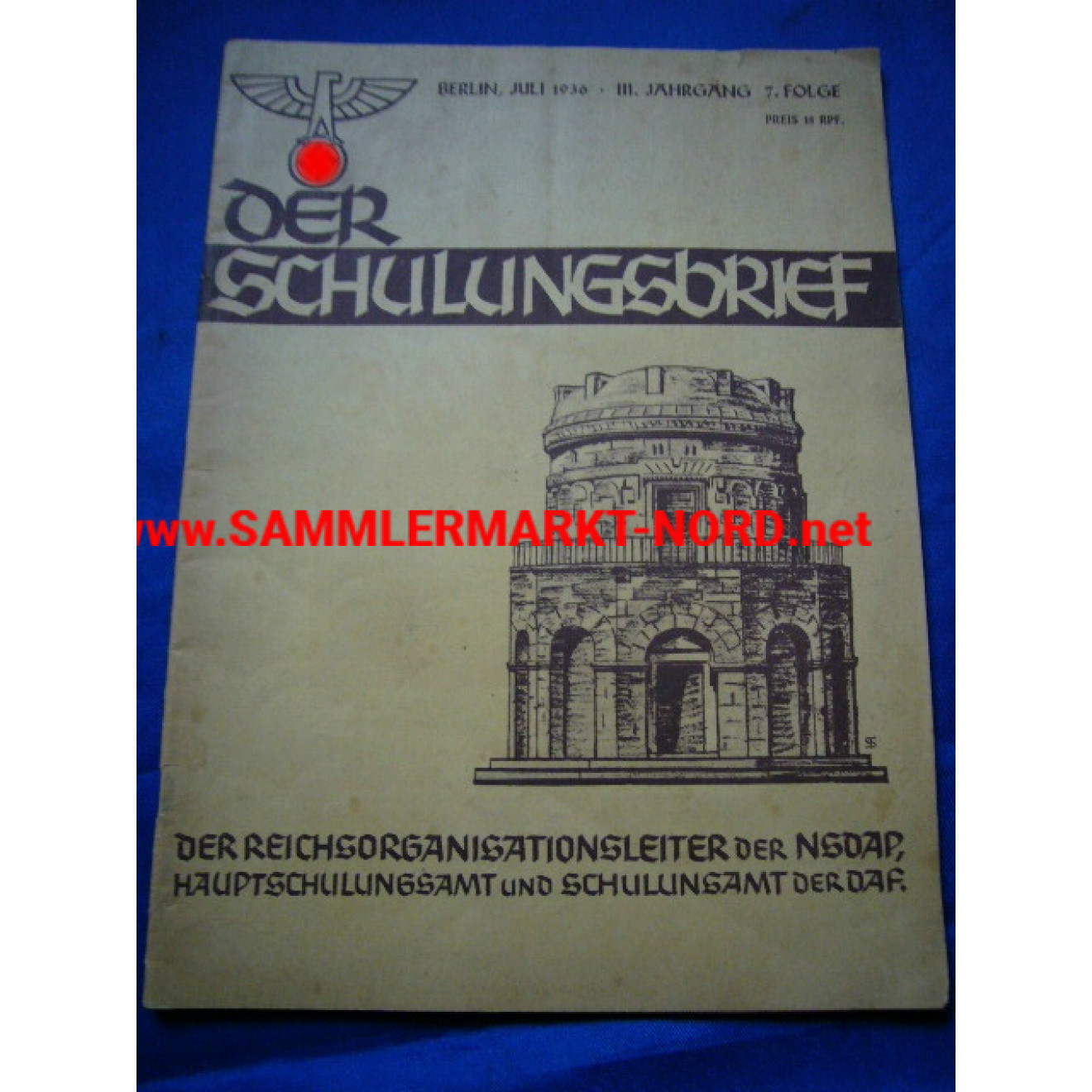 Der Schulungsbrief / July 1936, 7. edition