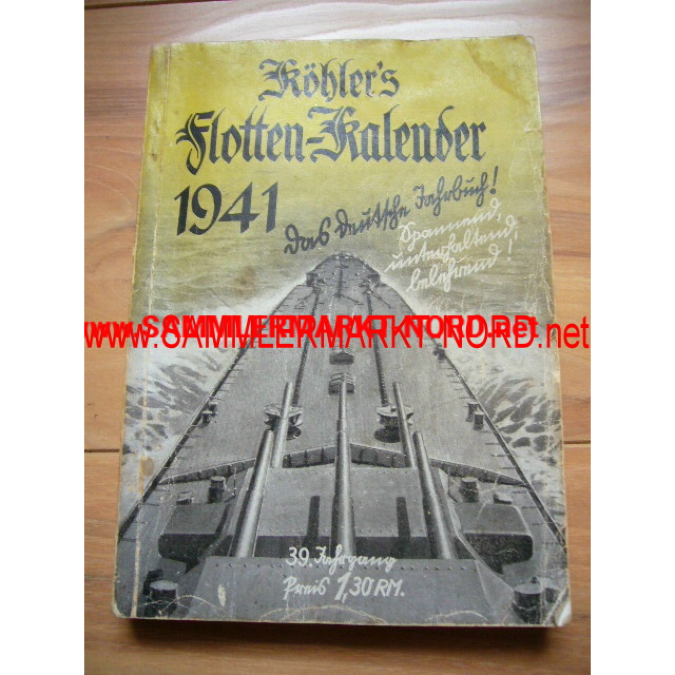 Köhler´s Flotten-Kalender 1941