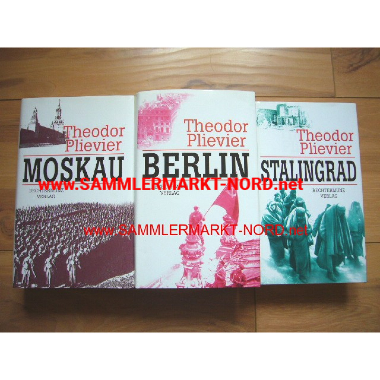 3 x Theodor Plievier - Stalingrad & Moskau & Berlin