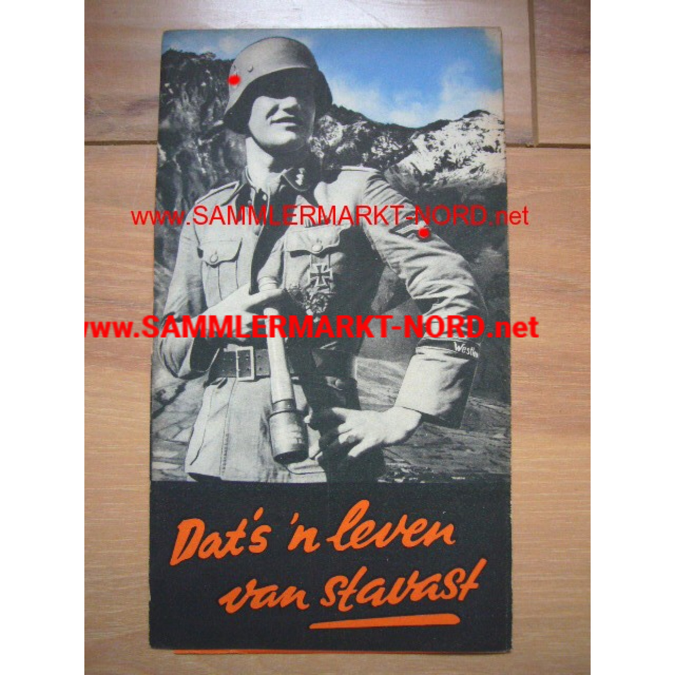 Waffen-SS - document of recruitment of Dutch volunteers