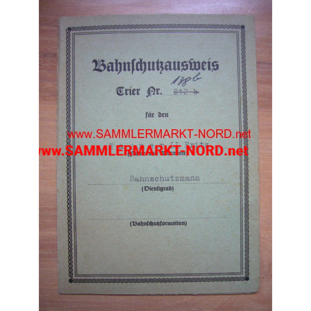 Deutsche Reichsbahn - railway protection ID