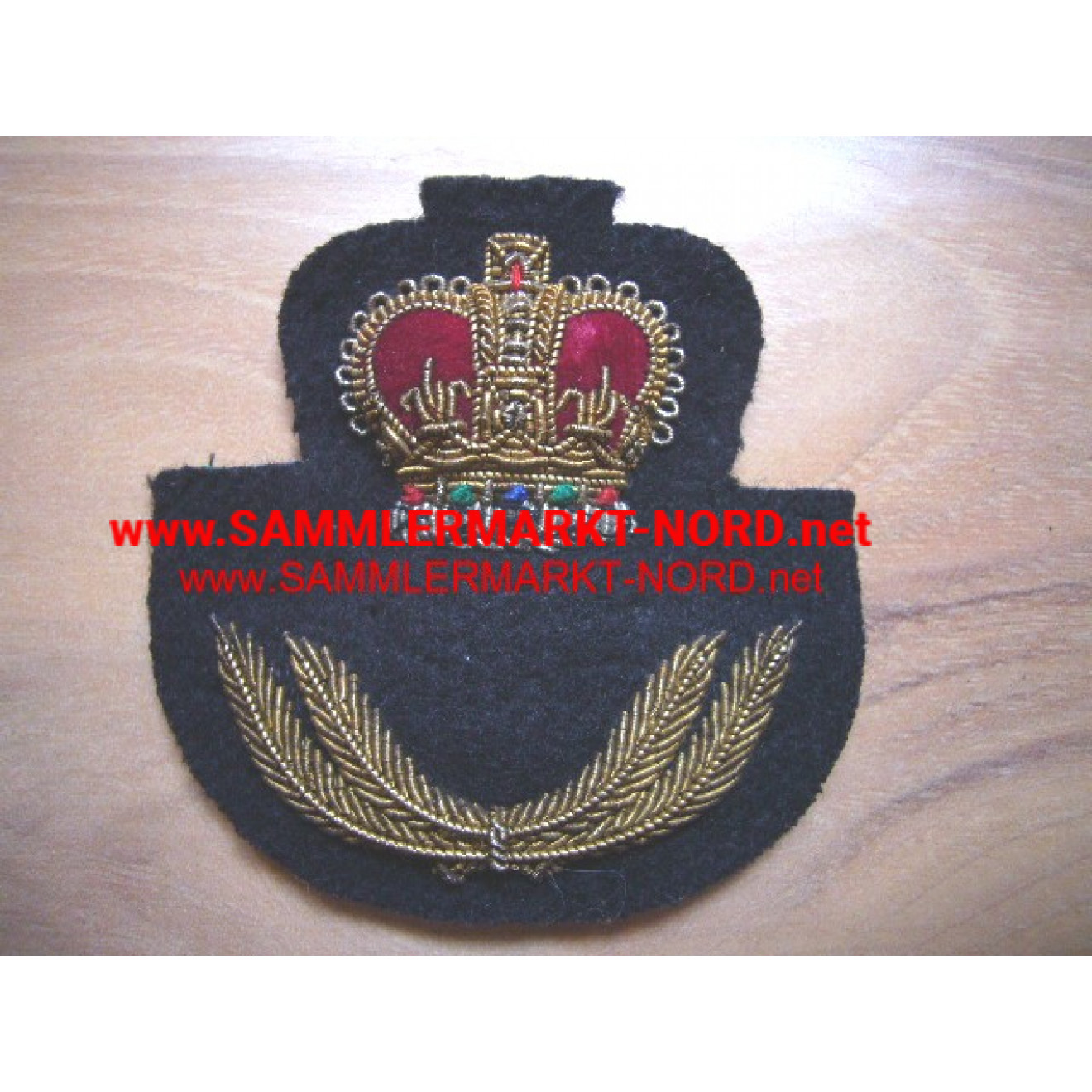 Britische Marine - Mützenabzeichen für Offiziere