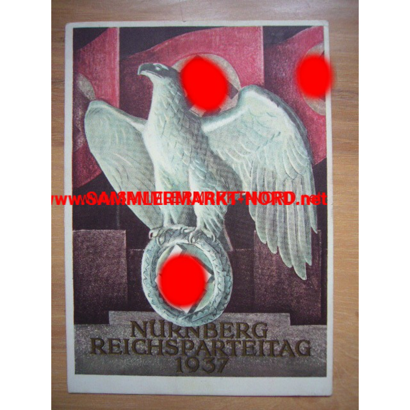 Festpostkarte - Reichsparteitag Nürnberg 1937