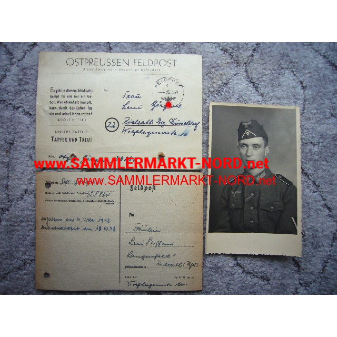 Document group East Prussia 1945
