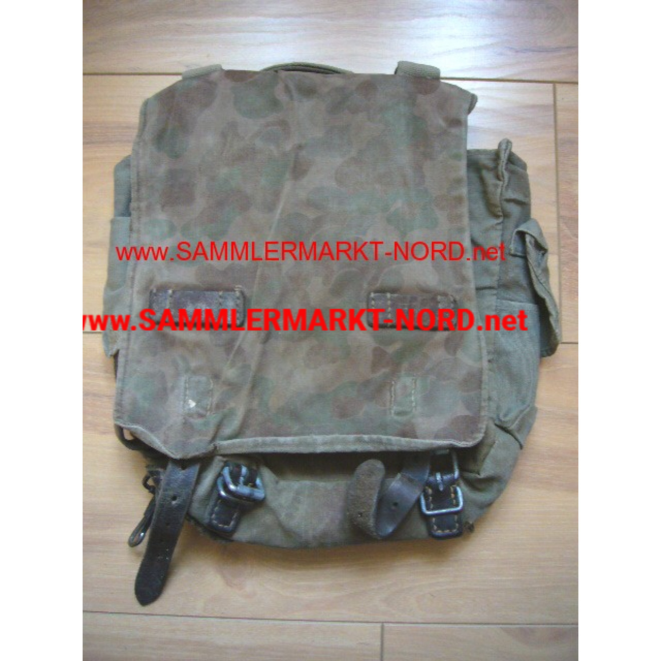 Military bag with camouflage patterns (Waffen-SS?)