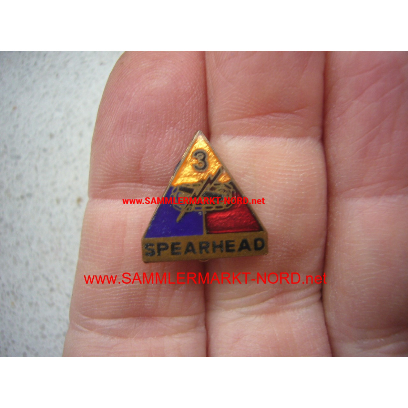 USA - Division Badge - 3rd Armored Division Spearhead