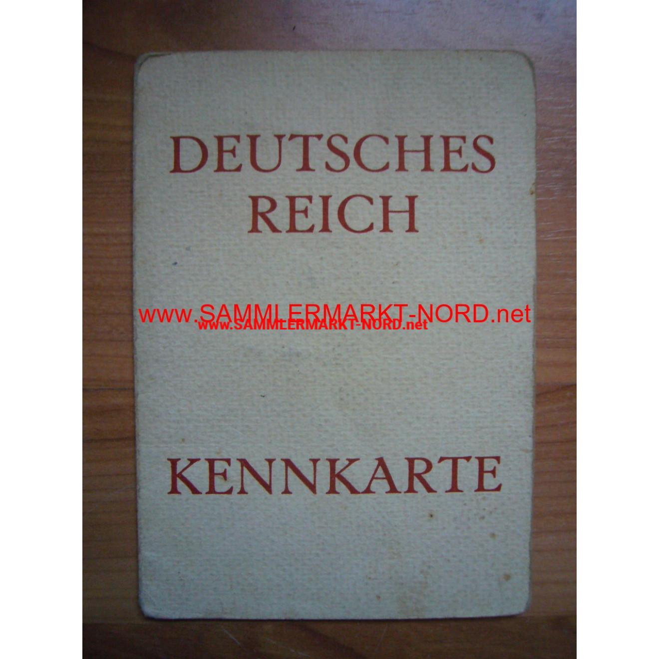 Deutsches Reich - Kennkarte Schönberg (Holstein) 1946