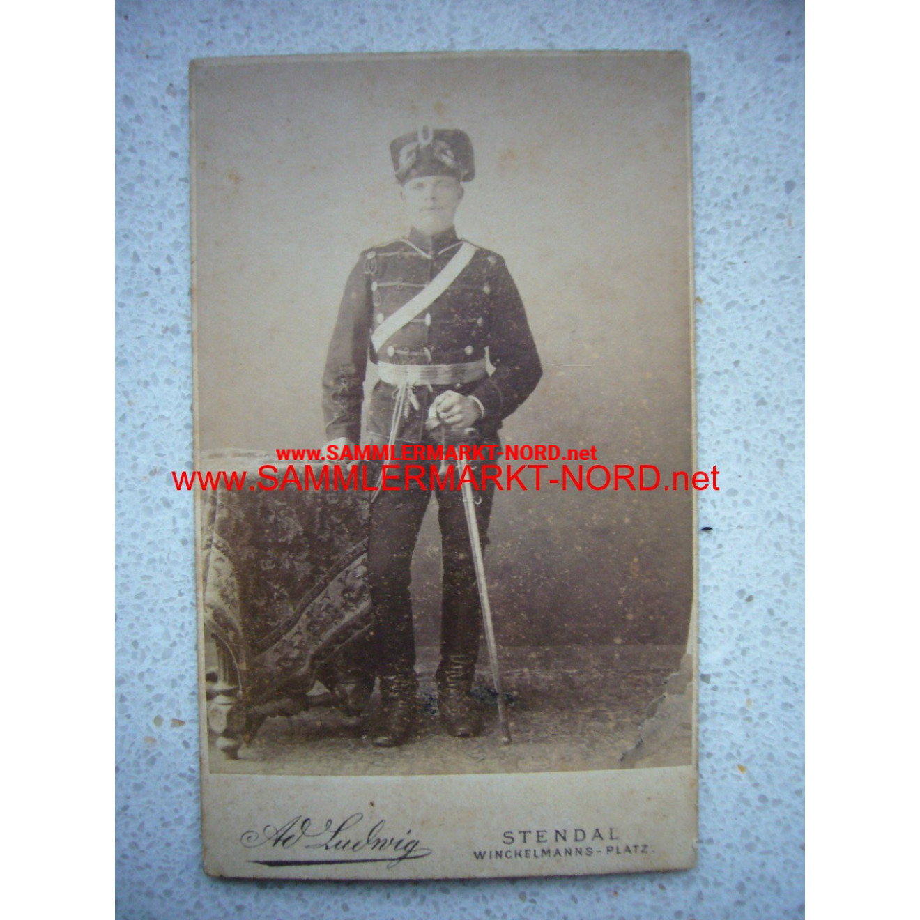 German Empire - Hussar with Fur Hat (Stendal)