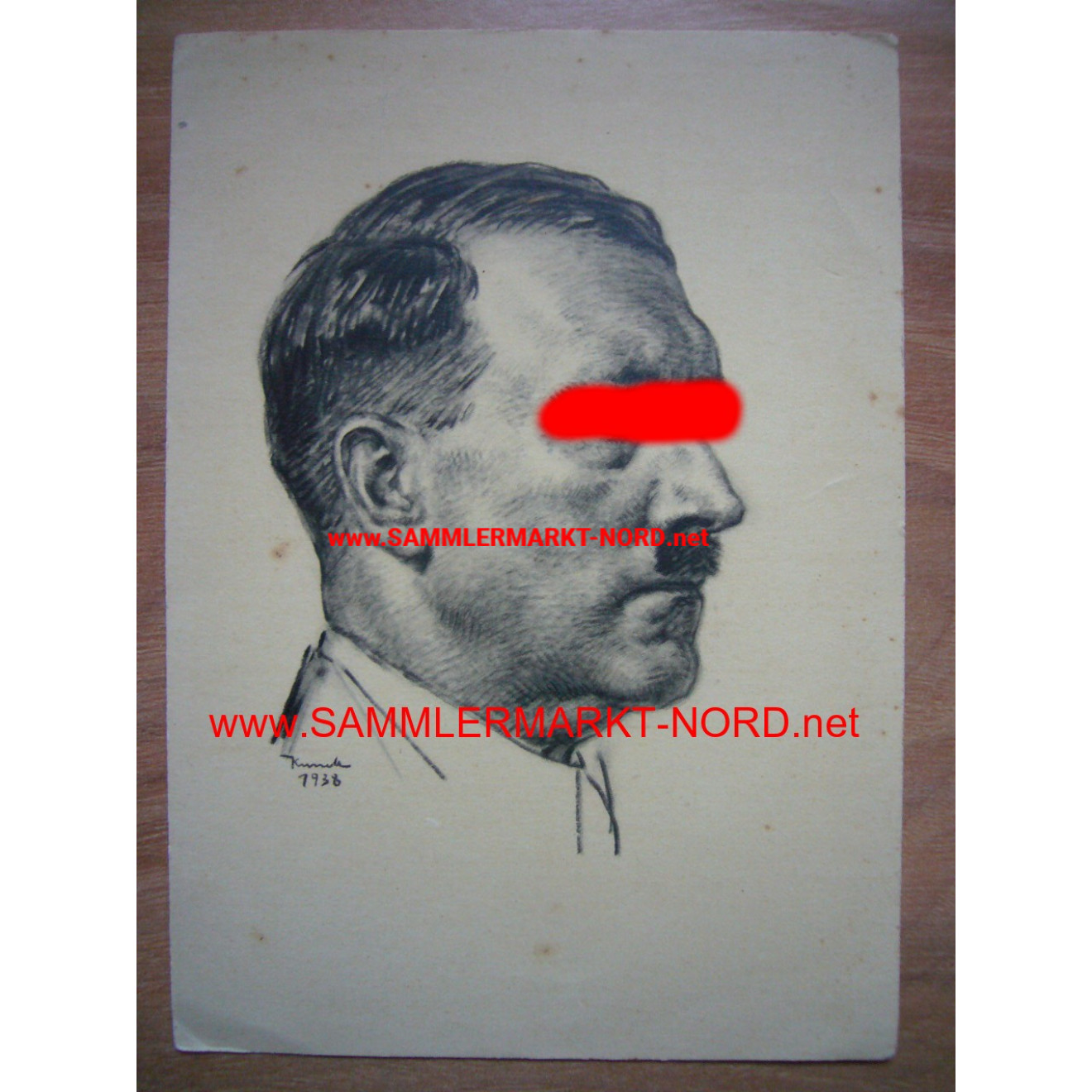 Adolf Hitler - Postkarte