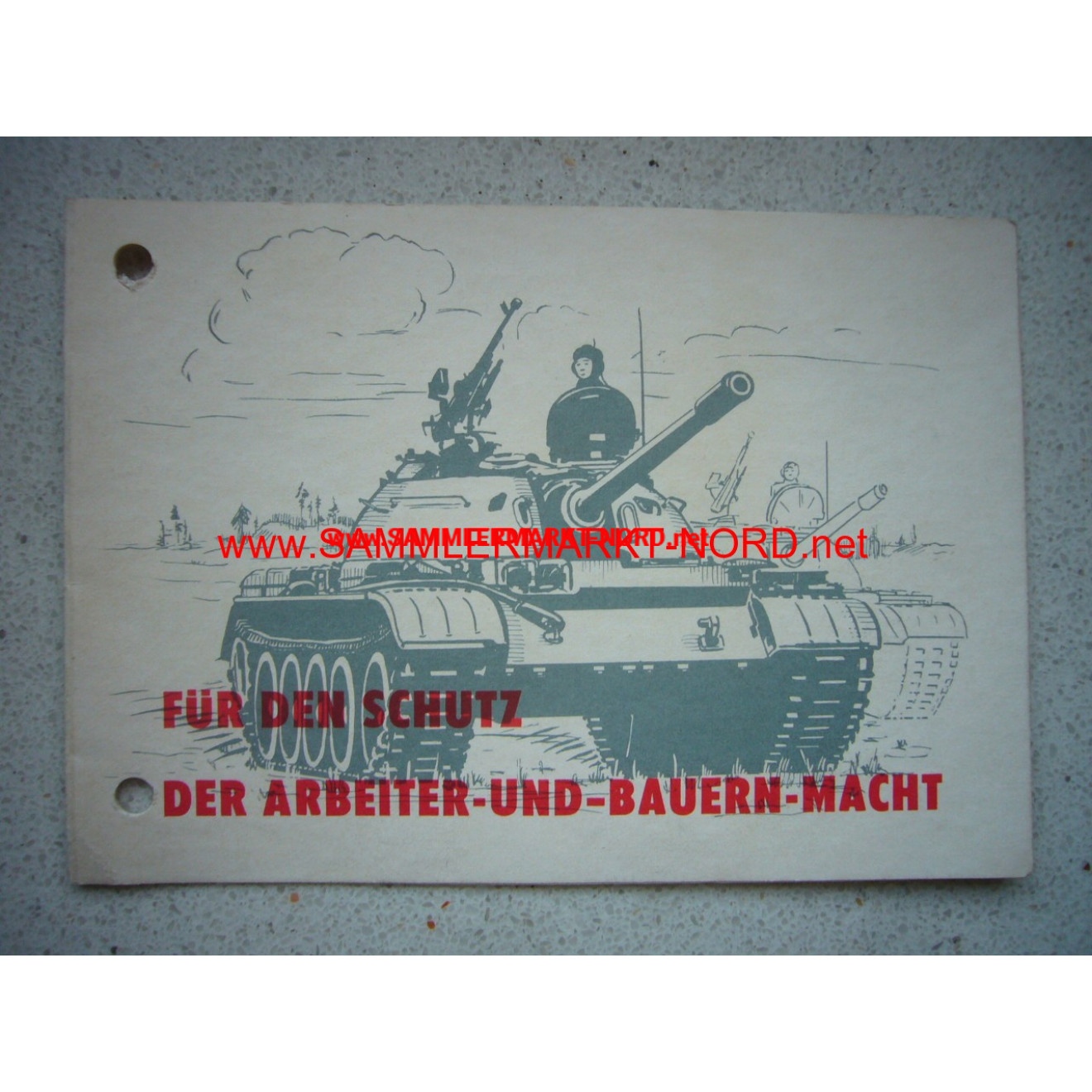 DDR - Belobigungsurkunde der NVA - 1966