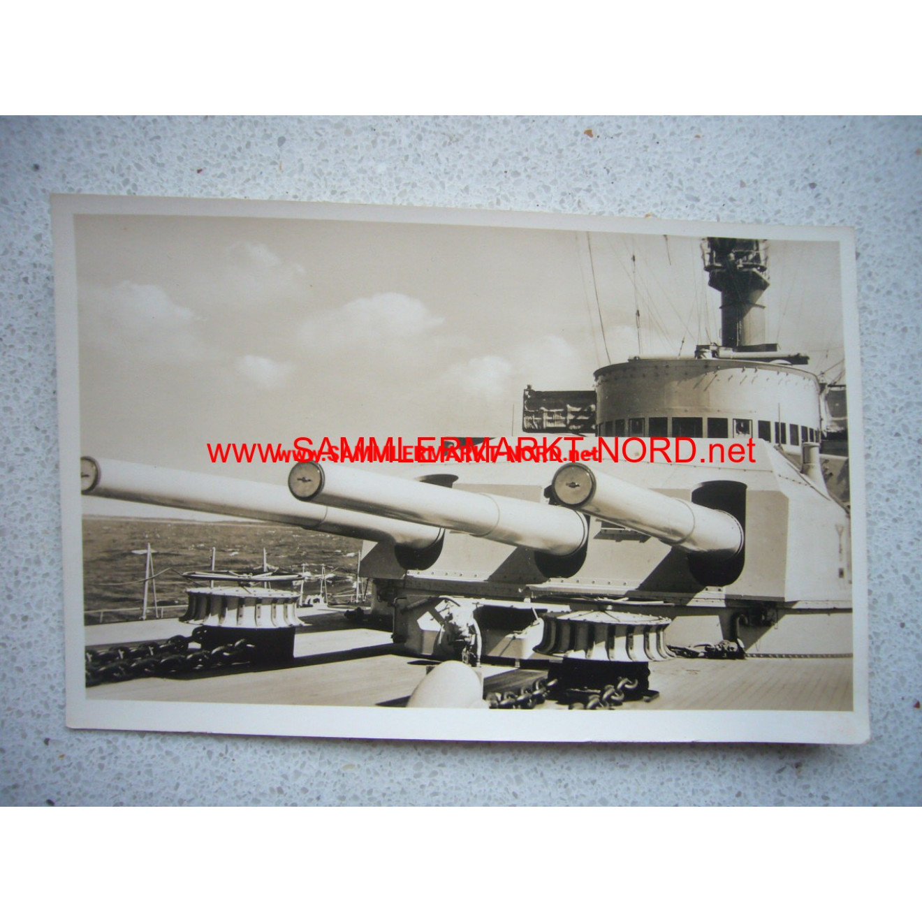 Kriegsmarine - Battleship "Germany" - Postcard