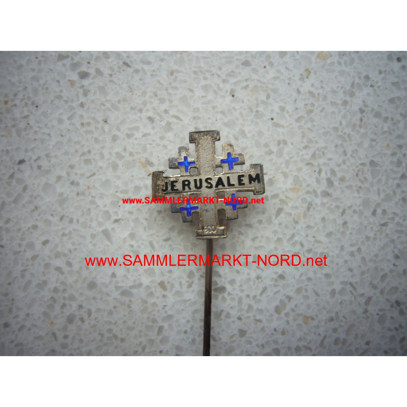 Jerusalem Kreuz - Miniatur 800er Silber