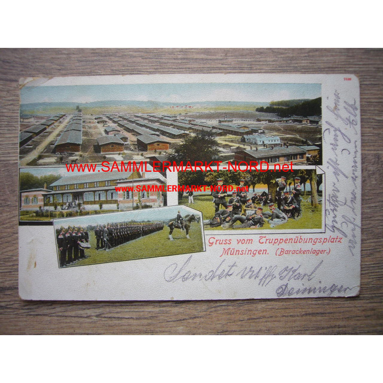 Truppenübungsplatz Münsingen (Barackenlager) - Postkarte