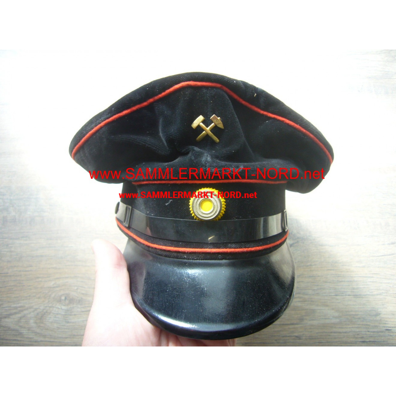 Miner (mining) visor cap