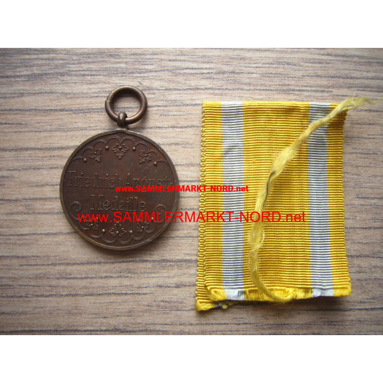 Sachsen - Friedrich August Medaille in Bronze