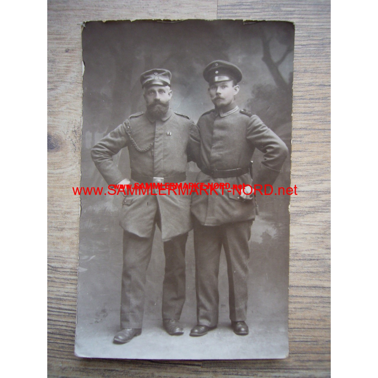 Field gray soldiers (colored) in Gand (Belgium)