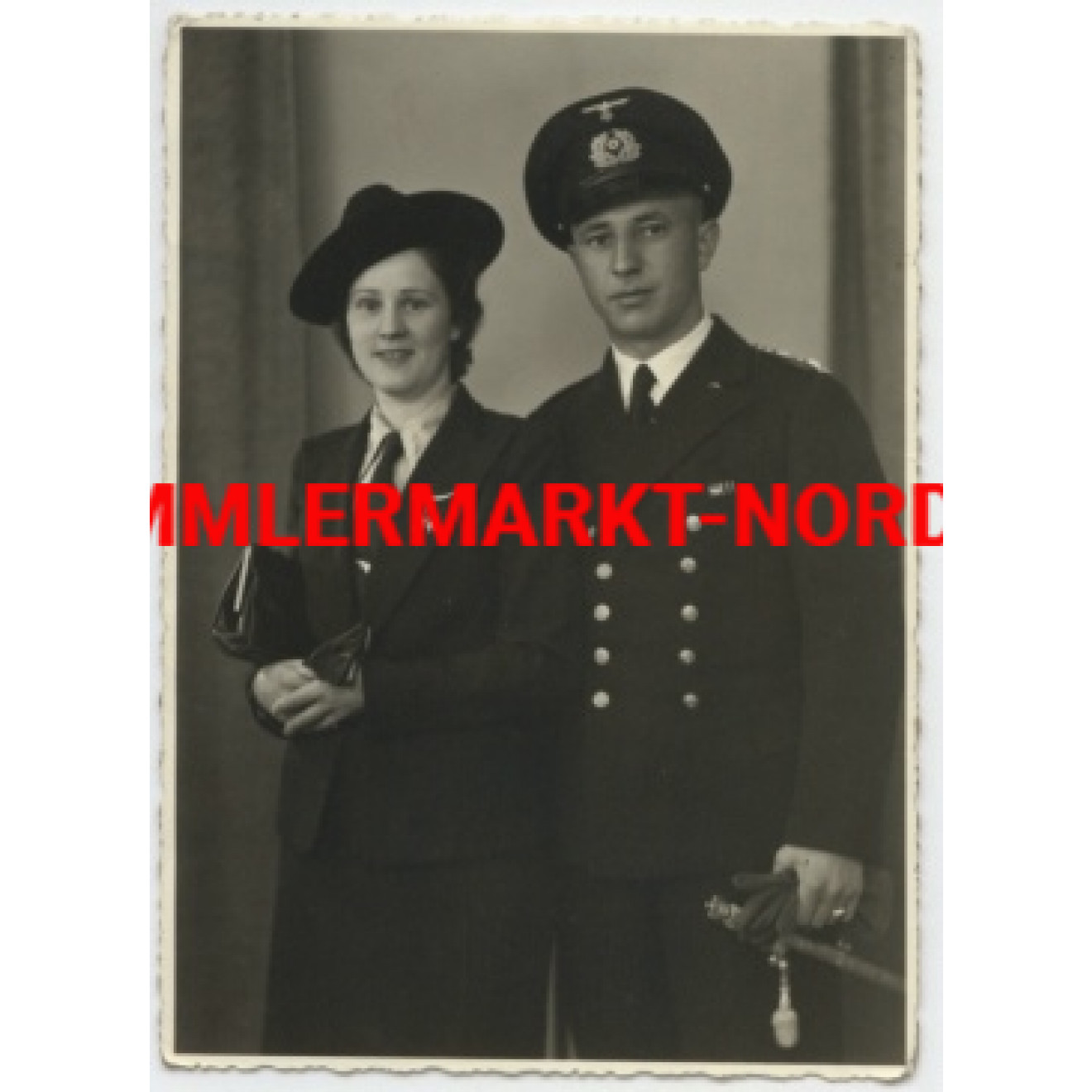 Kriegsmarine officer with dagger