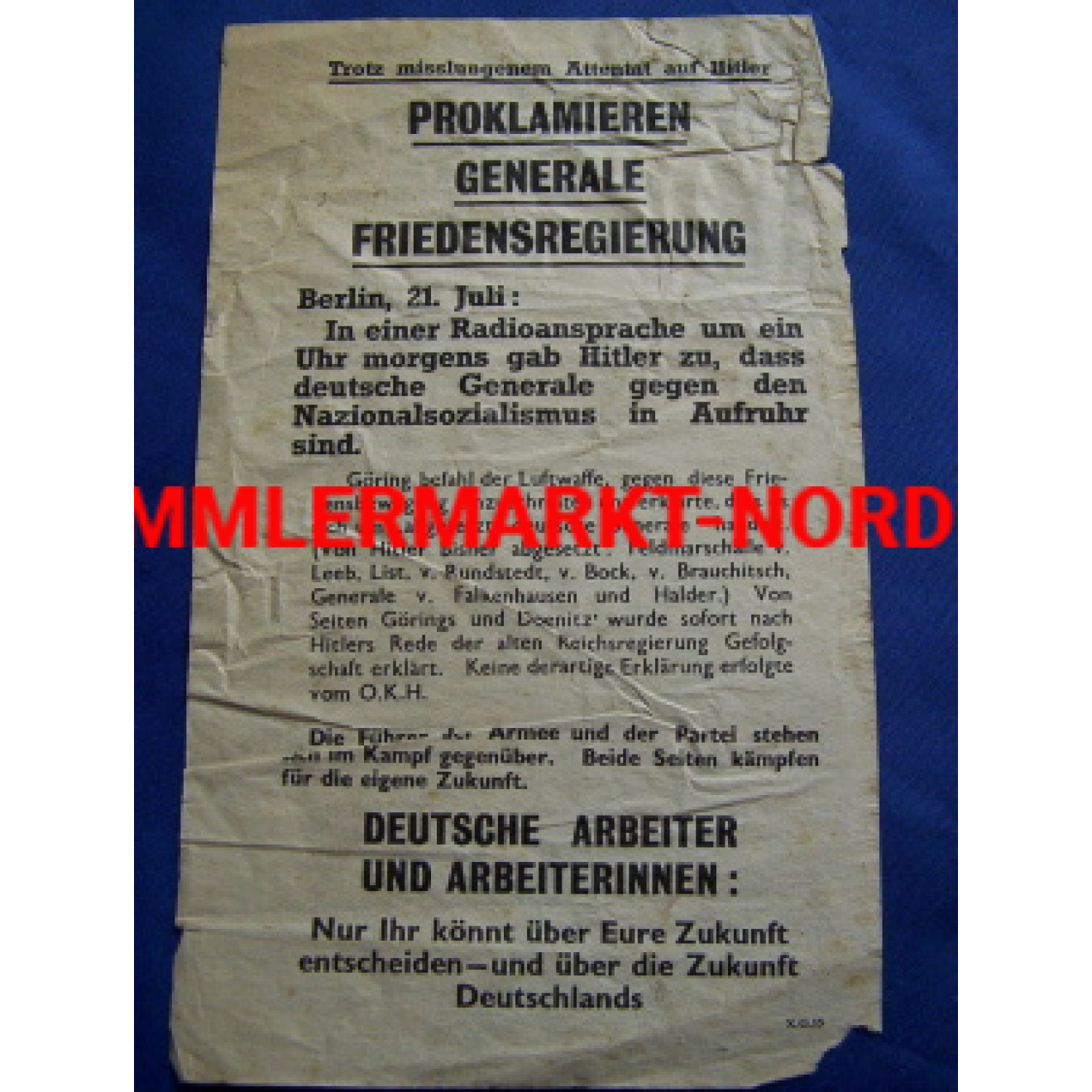 Allied handbill