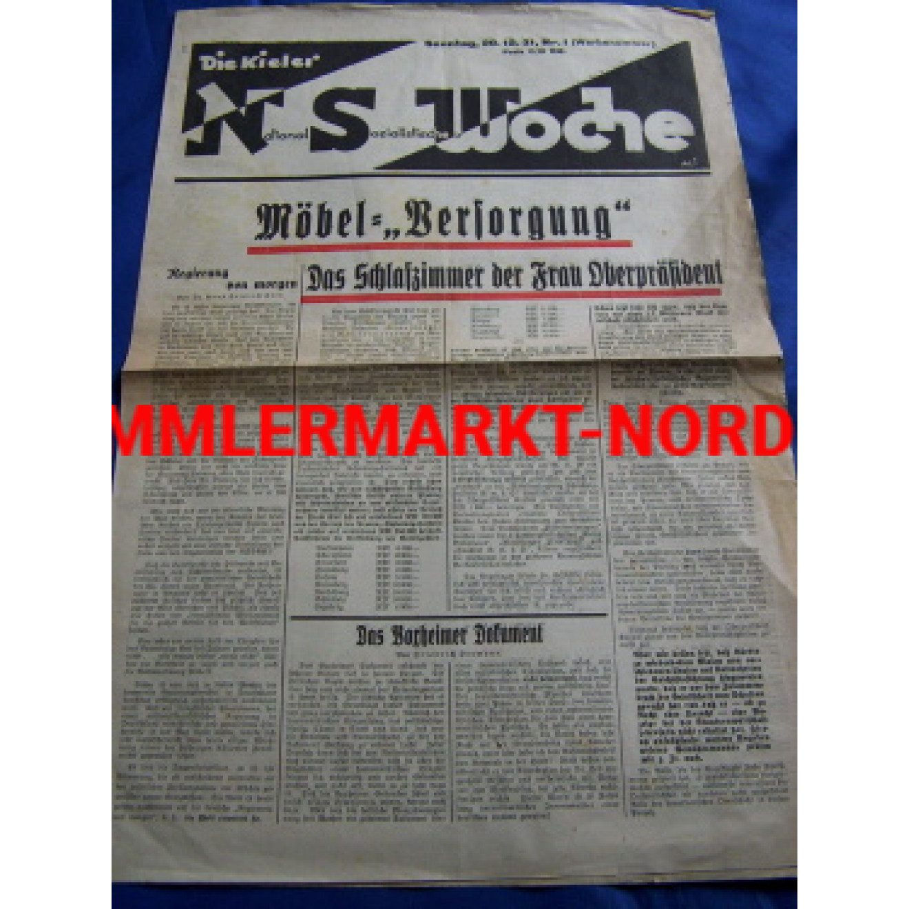 Die Kieler NS Woche, Werbenummer ca. 1934