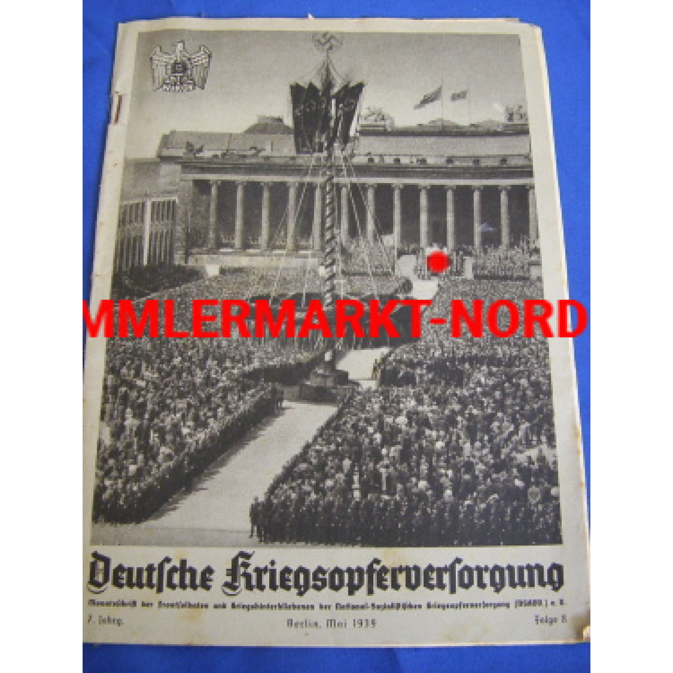 NSKOV Deutsche Kriegsopferversorgung, Mai 1939