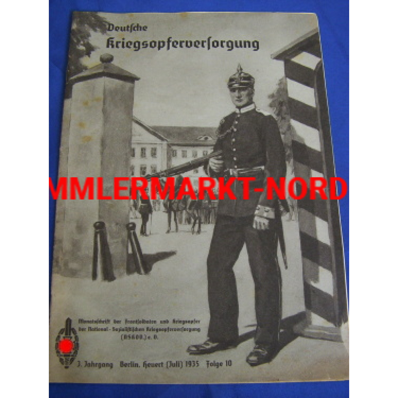 NSKOV Deutsche Kriegsopferversorgung, July 1935