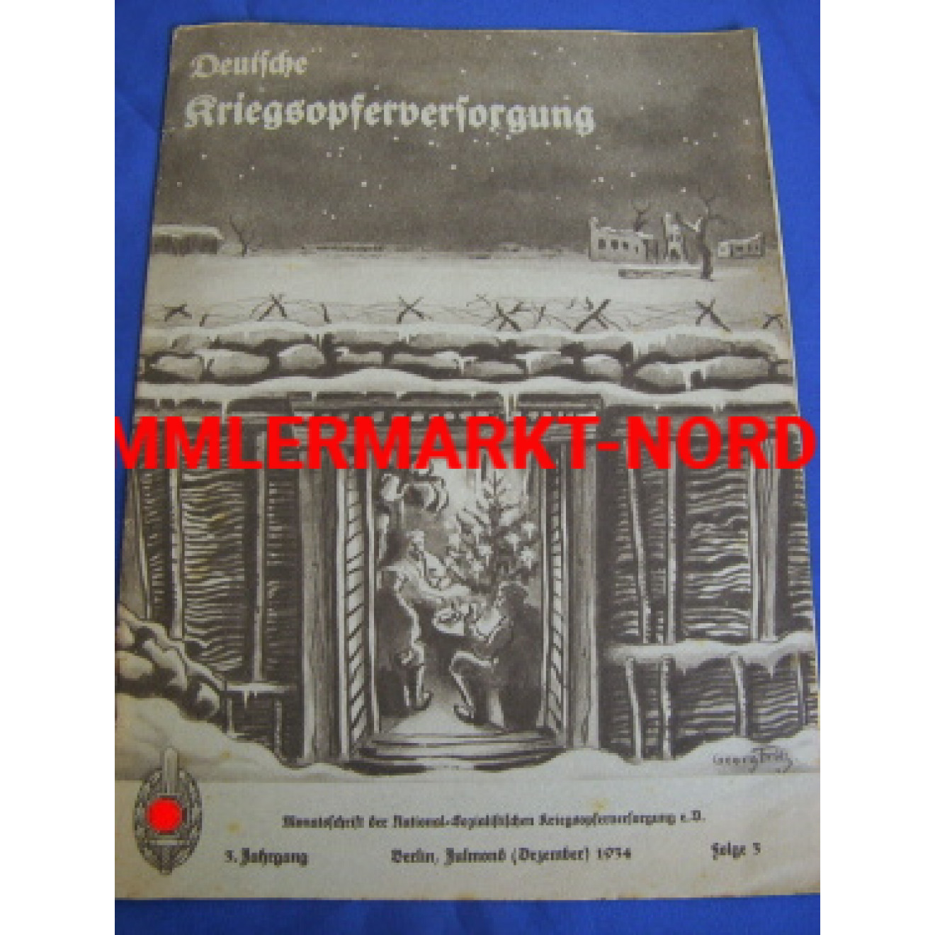 NSKOV Deutsche Kriegsopferversorgung, Dez. 1934
