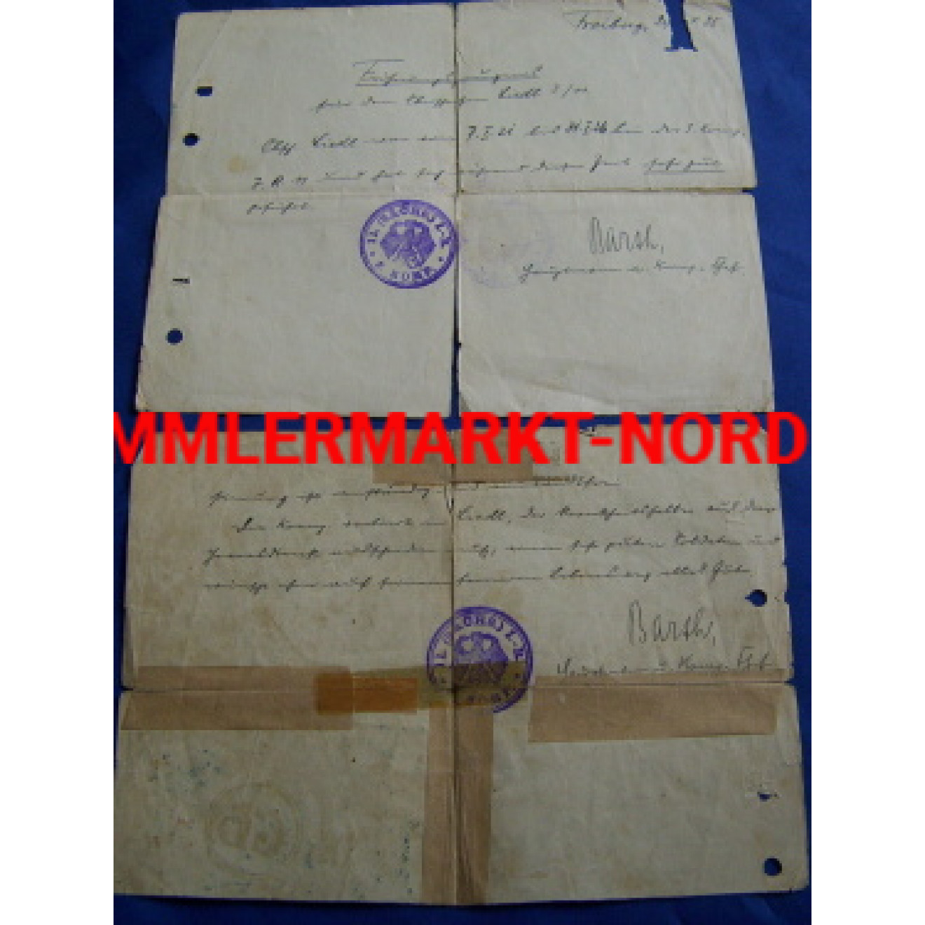 2 Dokumente des 11. (sächs.) Infanterie Regt. / 3. Komp.