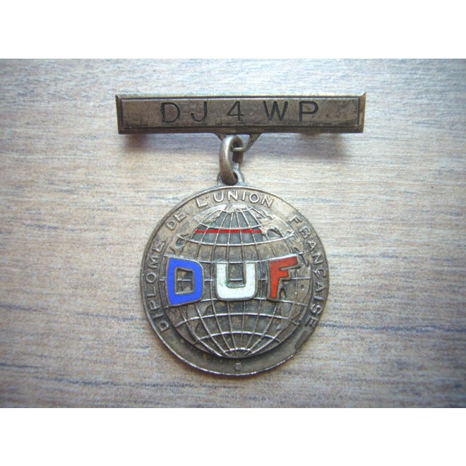 Frankreich - Französische Union - DUF Diplôme de l'Union française ...