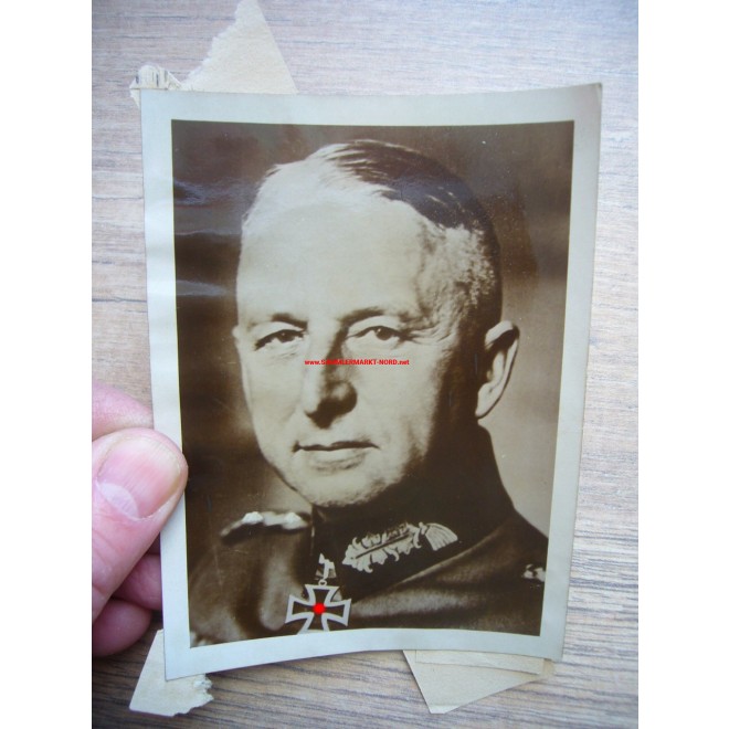 Press photo – Colonel-General Erich von Manstein – Portrait ...