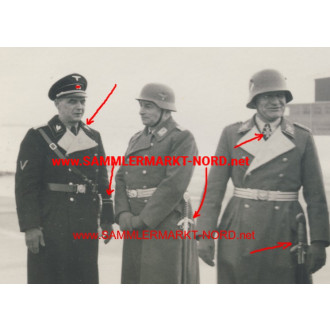 SS - Oberführer, SD - Führer mit Kettendolch und General der Fli