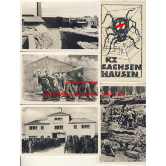KZ Sachsenhausen (9 postcards)