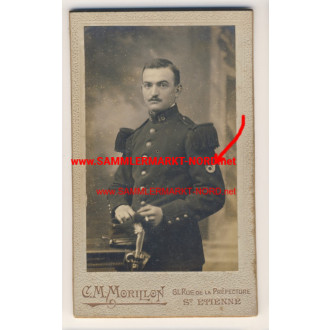 French soldier of the military mail